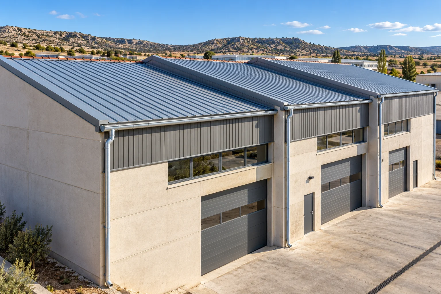 Canalones para naves industriales en Segovia